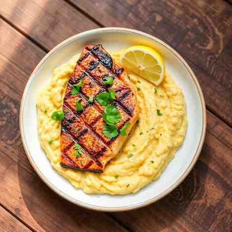 Attiéké & Grilled Fish - Healthy Gluten-Free Dairy-Free Recipe